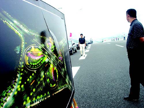 青岛立交桥采用新材料能消除噪音（图）