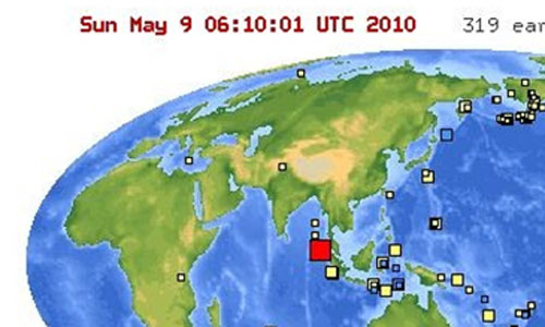 印尼发生7.4级地震 震源深度50公里