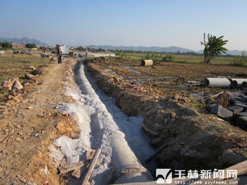 北流市首个农村环保项目已如期竣工