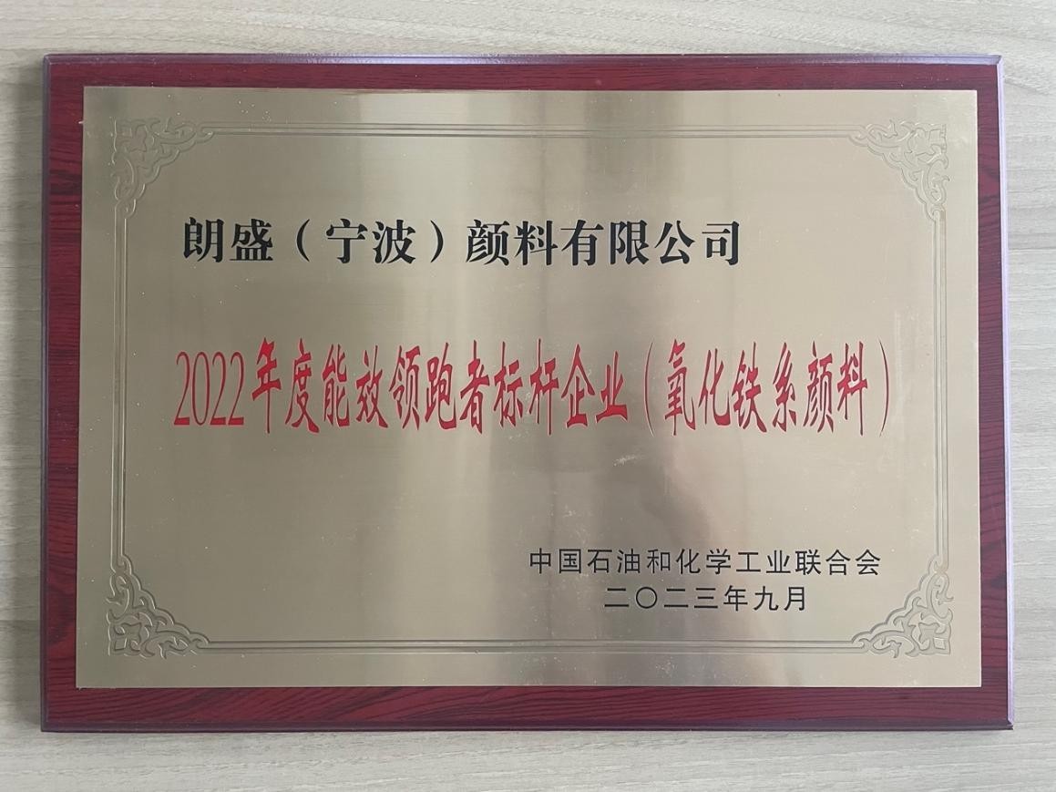 朗盛宁波工厂荣获“能效领跑者标杆企业”称号